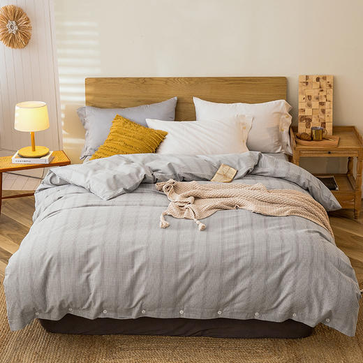 無印良品 纯棉双面保暖磨毛四件套摩卡 MJ-T2024-0293 商品图1