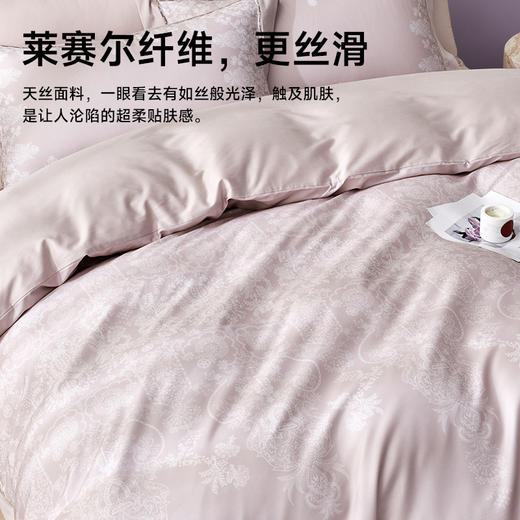 臻品天丝棉磨毛印花四件套(嘉伯丽尔) 商品图3