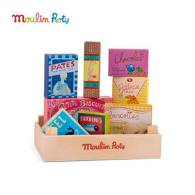 Moulin Roty 食材套装 过家家玩具 适合3岁+ 农场大家庭系列 法国品牌 -632439
