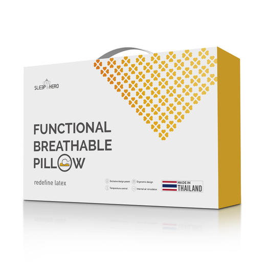 睡眠英雄 有机乳胶深睡颈椎枕 100006024725 商品图0