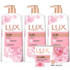 LUX力士 恒久嫩肤沐浴乳400g+100g*3瓶+香皂105g+10g UXHJ500-3 商品缩略图0