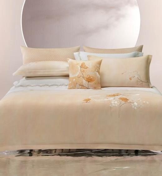 6F堂皇 一叶清荷全棉磨毛四件套 商品图2