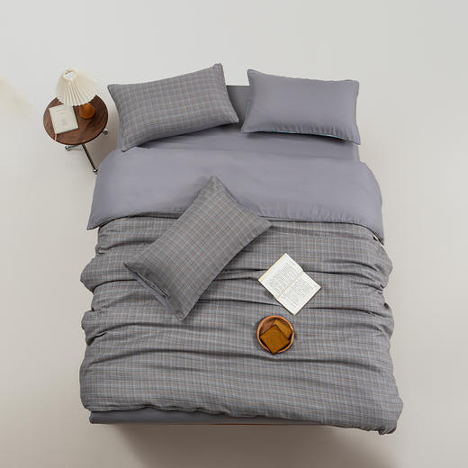無印良品 米几棉麻四件套-棉麻灰200x230cm MJ-T2025-0299 商品图2