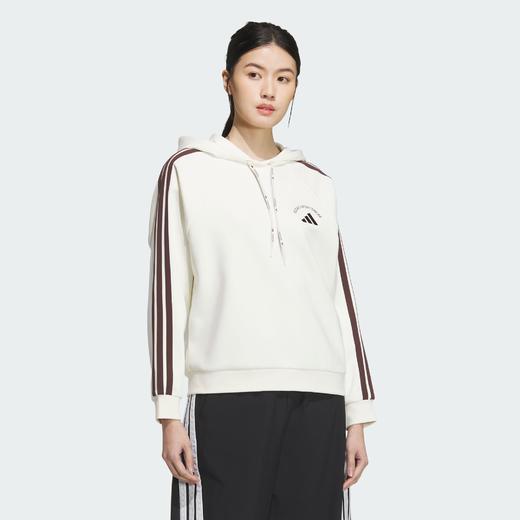 Adidas阿迪达斯SOFT DOUBLEKNIT HOODIE 针织运动休闲连帽套头衫KC0034 商品图0