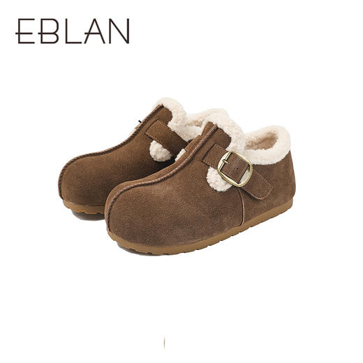 伊伴冬季勃肯毛毛鞋浓密保暖毛里勃肯鞋B25719110 商品图4