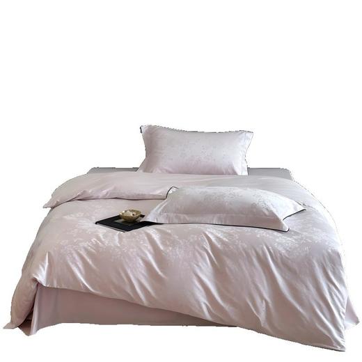 彼加曼 100S长绒棉大提花床饰套件-藕粉200*230cm BGM-T2547 商品图0