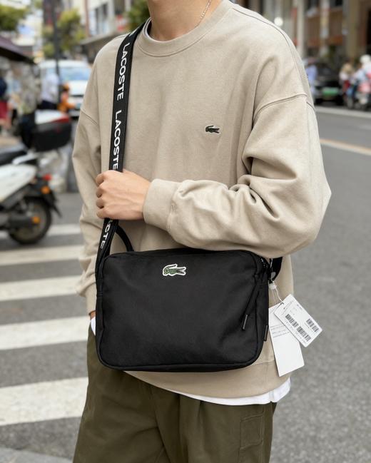 鱼 2025新款字母肩带休闲帆布斜挎包手机包网球包小方包 Z-15667 商品图2