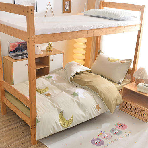 罗曼罗兰 全棉三件套 月亮之心 160x210cm 6925314789325 商品图3