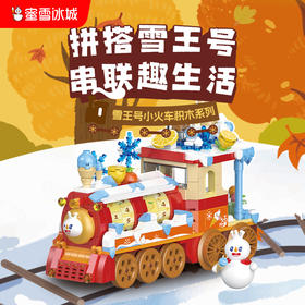 雪王号小火车积木系列 多款设计 精致有趣