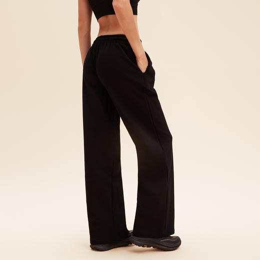 跃牌【禅语梵心】低腰运动宽松直筒卫裤女百搭休闲运动裤显瘦健身裤松弛瑜伽裤CK5642 商品图4