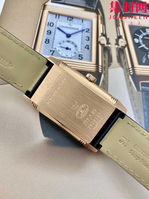 积家翻转系列 双面翻转 两针半 男士机械腕表 Reverso Classic Large Duoface Small Second 男款翻转系列 商品图5