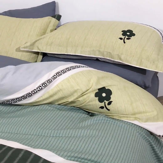 罗曼罗兰 全棉四件套新都时尚200*230cm 6925314751728 商品图2