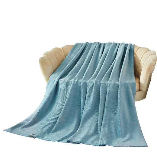 恒源祥 素颜雕花复合绒毯 180*200cm HYX042MT 商品图0