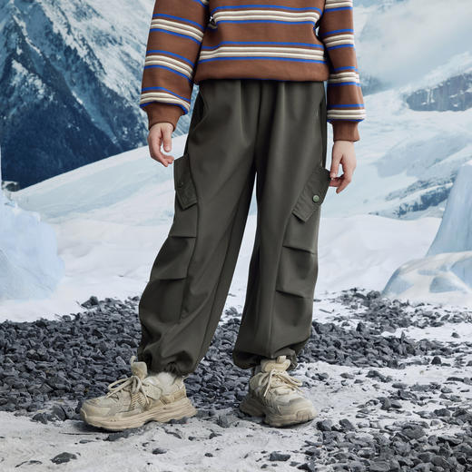 【MQD】童装男童裤子休闲裤保暖加绒冬季新款儿童韩版加厚 商品图2