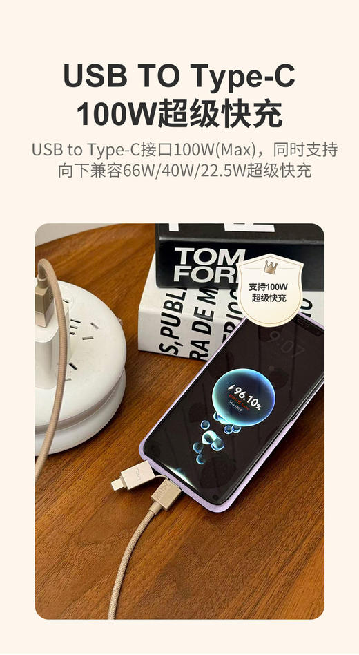 四合一240W充电线 商品图2