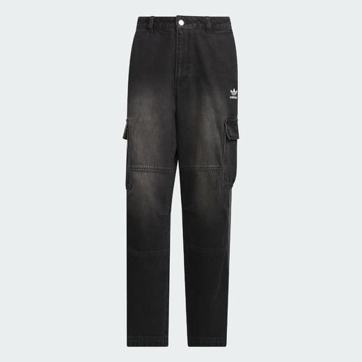 Adidas阿迪达斯BLACK DENIM P 王安宇同款纯棉工装牛仔运动裤KS5978 商品图4