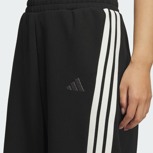Adidas阿迪达斯STORY DOUBLE KNIT BANANA PANT 三条纹舞动系列针织宽松运动休闲香蕉裤KB8998 商品图4