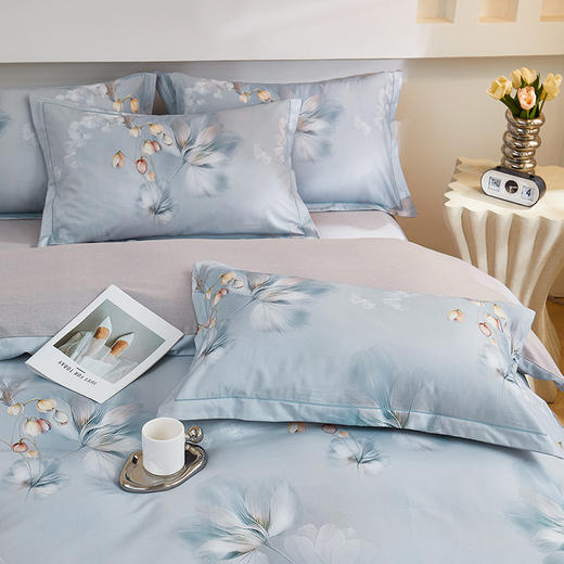 彼加曼 “清风海棠”加厚铂金全棉四件套200*230cm BGM-T2530 商品图4