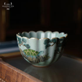 问鼎鼎青系列朝颜杯（海错图 ） 宋盏杯（海错图 ） 蕊香杯（海错图 ）