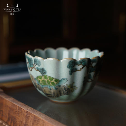 问鼎鼎青系列朝颜杯（海错图 ） 宋盏杯（海错图 ） 蕊香杯（海错图 ） 商品图0