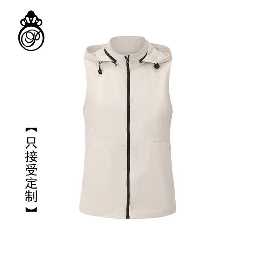 BOW-306A PROSIMON高尔夫秋季女款简约风可收纳连帽马甲 商品图0