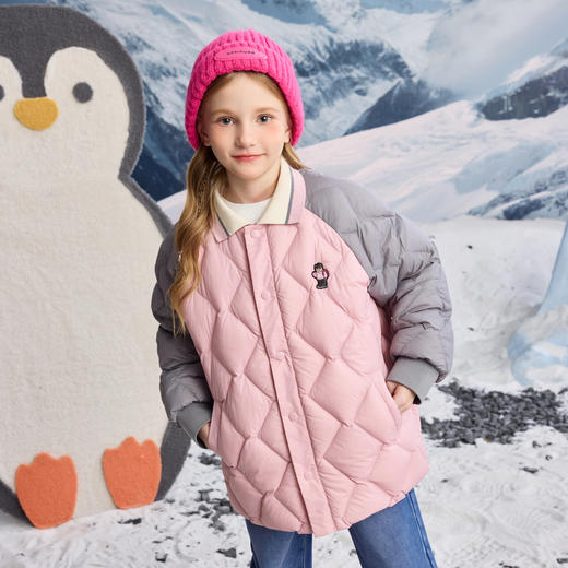 【MQD】童装儿童轻薄羽绒服秋冬季新款男童翻领外套宝宝保暖上衣 商品图2