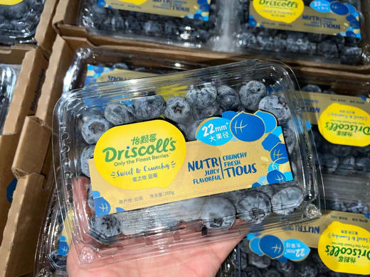 超大！更脆！Driscolls'小钻石蓝莓，22cm+，ji品！尊贵彰显气质款，每一颗都带着淡淡兰花清香！ 商品图4