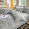 彼加曼 6D全消光皮草绒保暖四件套-云灰200*230cm BGM-T2538 商品缩略图2