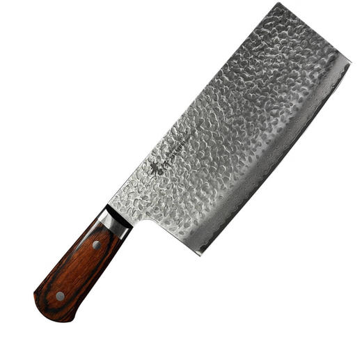 日本堺孝行菜刀33层中华菜刀，钢材为VG10，刀柄是桃花心合成木， 商品图2