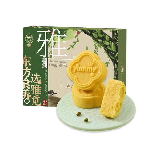 雅觅原味海藻糖绿豆糕 180g 商品图2