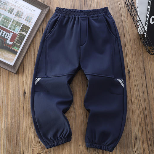 110-170软壳防泼水奥利绒一体登山裤 商品图2