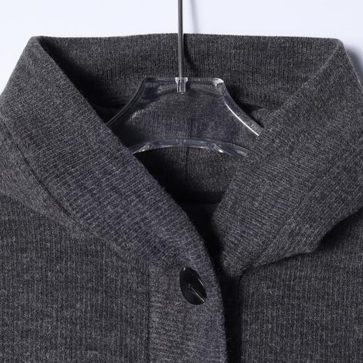 35689SDSA男士秋冬新款痞帅男装简约时尚半纽扣连帽针织卫衣时尚休闲 商品图2