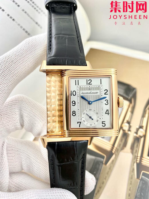 积家翻转系列 双面翻转 两针半 男士机械腕表 Reverso Classic Large Duoface Small Second 男款翻转系列 商品图1