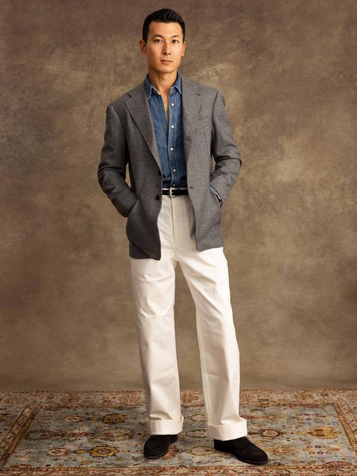 Orazio Luciano 灰色千鸟格单西 商品图1