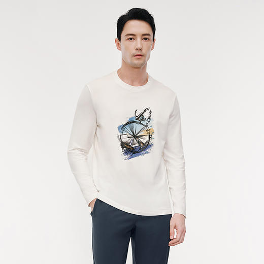 KALTENDIN卡尔丹顿 男长袖T恤 KEBS10501RA 商品图0