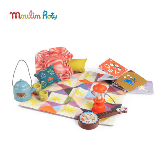Moulin Roty 木制大篷车 过家家玩具 适合3岁+ 米努奇卡斯系列 法国品牌 -681100 商品图2