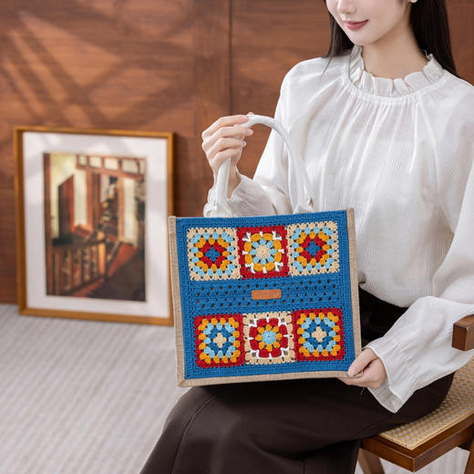 苏苏姐家知韫通勤包套装手工DIY钩针毛线4股棉毛线自制材料包 商品图1