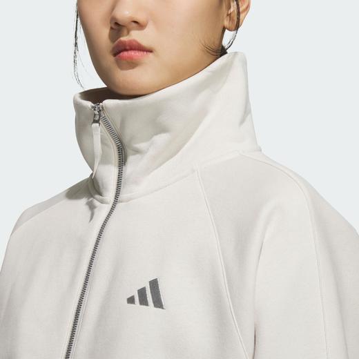 Adidas阿迪达斯MUST HAVES LOGO FLEECE JACKET 加厚运动休闲夹克外套KC0047 商品图4