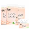 洁柔 粉Face天然无香抽纸3层120抽3包*4提 JRWX3B04T 商品缩略图0