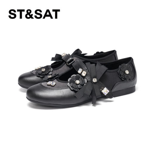 【派对焦点】星期六休闲花花平底玛丽珍SSD3111596 商品图6