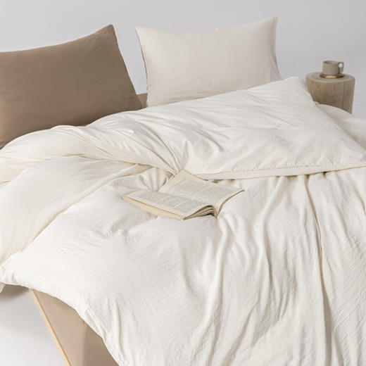 無印良品 透气水洗棉四件套米咖-200×230（±2）cm MJ-T2024-0202 商品图3