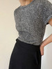 Viktoria Chan｜AW23014 Elisa sparkle TOP [ 短袖 灰 ] 商品缩略图1