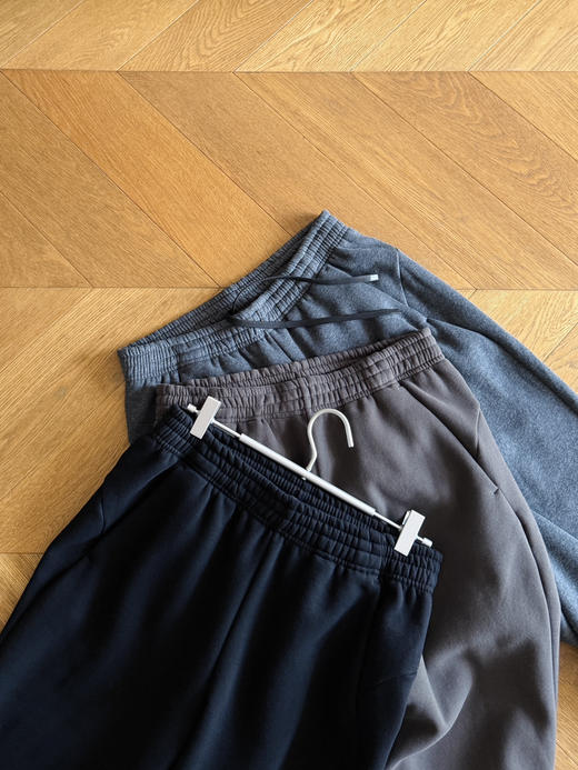 25秋冬--迪家男士极简加绒男卫裤【包邮+三天无理由退换】 商品图2