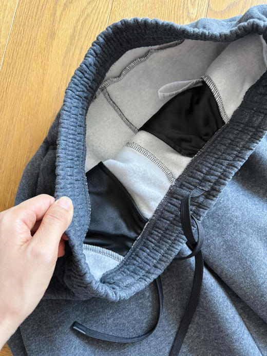 25秋冬--迪家男士极简加绒男卫裤【包邮+三天无理由退换】 商品图11
