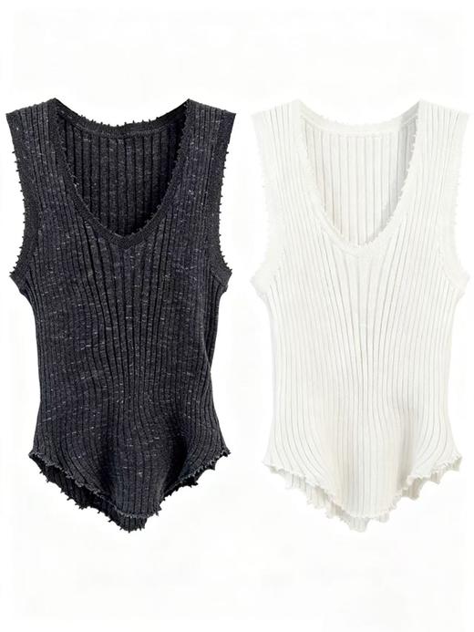 【门店同款】ENJOY秋季“城市与旷野”坑条针织背心 164544071 商品图3