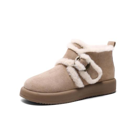 森达 女保暖绒毛短靴 XLG01DD4 商品图0