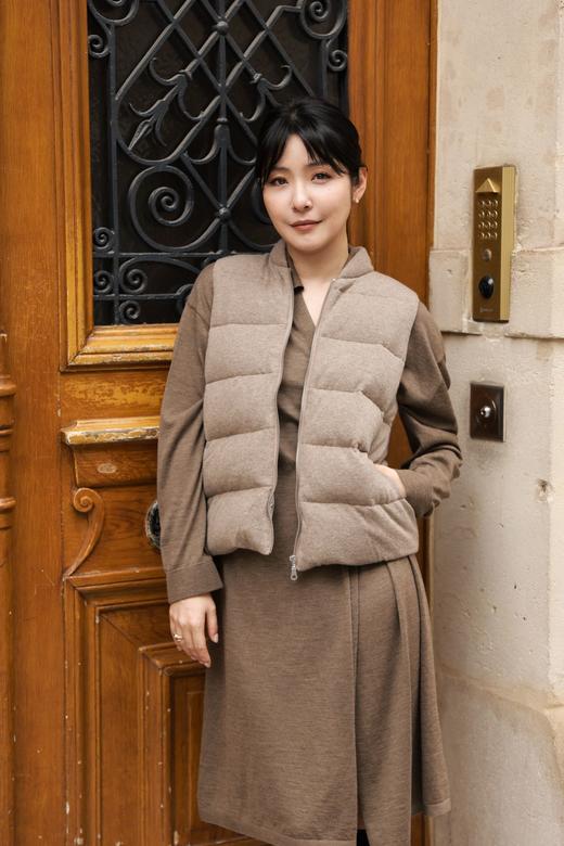 MAISON COVET 纯山羊绒鹅绒马甲上衣 商品图2