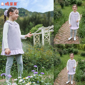 棉果果冬季新品女童复合奥利绒保暖加厚复合绒紧身裤M422206425739