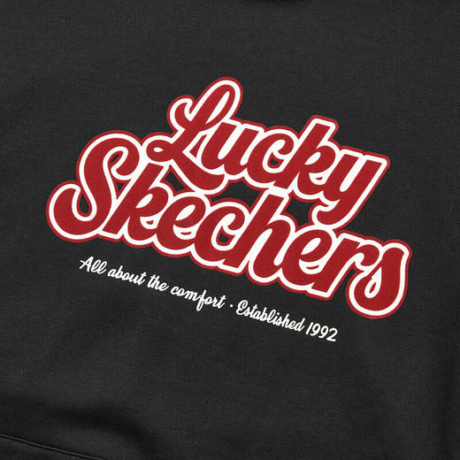 Skechers斯凯奇 男女同款针织连帽套头卫衣 L124U053-0018 商品图3