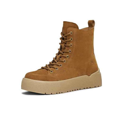 【云粉节】BF天美意2025年冬季复古真皮马丁靴女鞋短筒靴CCR40DD5吊牌价1099活动价599 商品图1